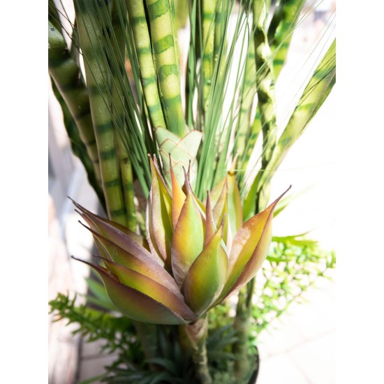 EUROPALMS Mix Succulente Artificiale 190cm - Pianta Decorativa da Esterno