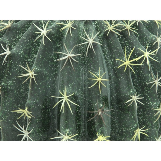 Cactus a Sfera EUROPALMS 34 cm - Pianta Artificiale per Decorazioni Esterne