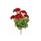 Geranio Artificiale EUROPALMS Rosso Scuro - 42 cm, Decorazione Estiva Realistica