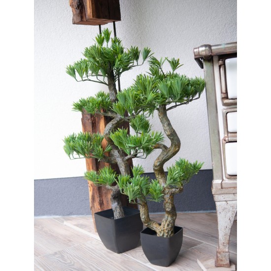 EUROPALMS Bonsai Pino Artificiale 95 cm - Decorazione Interni ed Esterni
