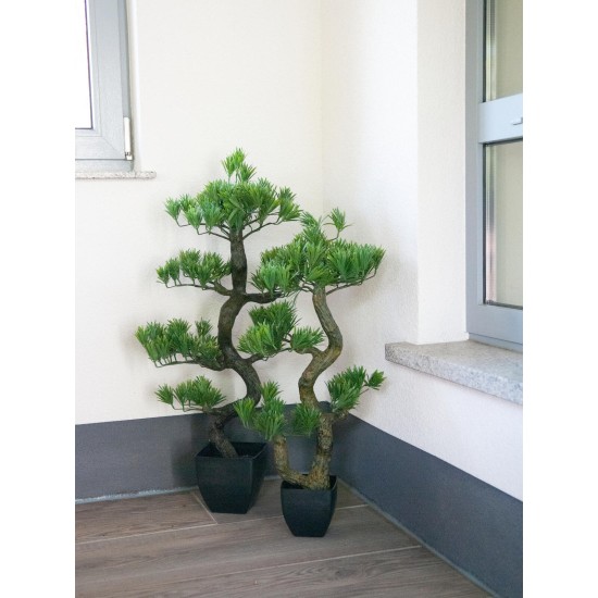 EUROPALMS Bonsai Pino Artificiale 95 cm - Decorazione Interni ed Esterni
