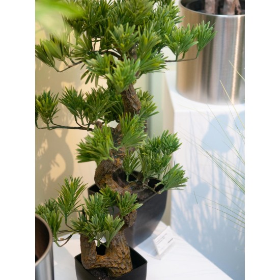 EUROPALMS Bonsai Pino Artificiale 95 cm - Decorazione Interni ed Esterni