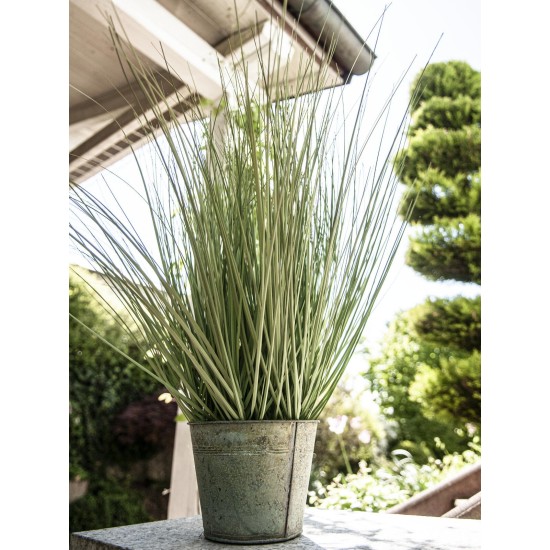 EUROPALMS Erba Ornata Artificiale 65cm - Foliage Realistico per Decorazioni