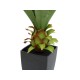 Pianta artificiale di Agave EUROPALMS con Vaso, Verde Scuro, 75 cm - Decorazione per Interni ed Esterni
