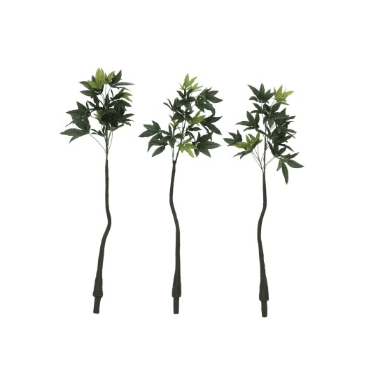 EUROPALMS Pachira Ball Tree 160cm - Pianta Artificiale Decorativa con Tronco d'Arte e Foglie Realistiche