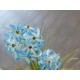 EUROPALMS Allium Grass Artificiale, 120 cm - Fiori Decorativi Blu in Vaso