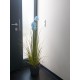 EUROPALMS Allium Grass Artificiale, 120 cm - Fiori Decorativi Blu in Vaso