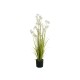EUROPALMS Jasmin Grass Artificiale Bianco 130 cm per Decorazioni Moderne