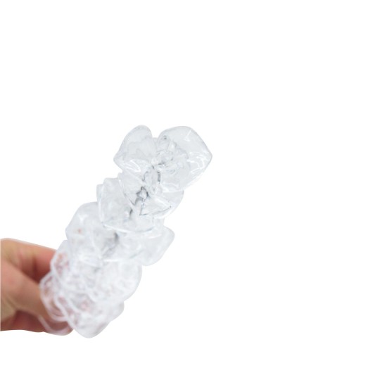 EUROPALMS Eucalyptus Cristallo 81cm - Pianta Artificiale Trasparente per Decorazioni Versatili