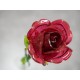 Fiore Artificiale EUROPALMS Crystal Rose Granata 81cm - Decorazione Versatile per Esterni