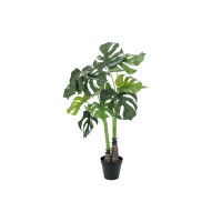 EUROPALMS Monstera Deliciosa Artificiale 90cm - Pianta da Esterno Realistica