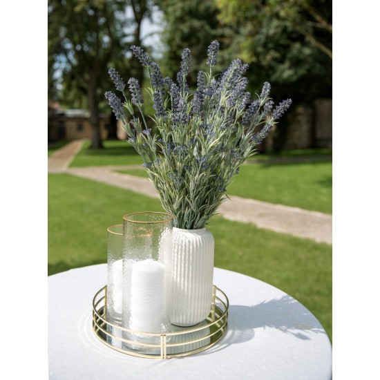 EUROPALMS Cespuglio di Lavanda Artificiale 61cm - Decorazione Mediterranea Lilla