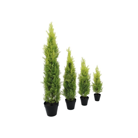 Cipresso Artificiale Leyland EUROPALMS, 120 cm - Per Esterni, Aspetto Naturale