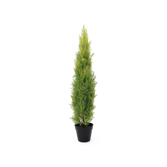 Cipresso Artificiale Leyland EUROPALMS, 120 cm - Per Esterni, Aspetto Naturale