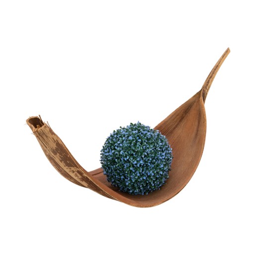 EUROPALMS Sfera Decorativa Artificiale Blu 22cm - Ideale per Esterno