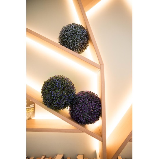 EUROPALMS Sfera Decorativa Artificiale Blu 22cm - Ideale per Esterno