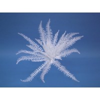 Felce Boston Bianca Artificiale EUROPALMS - 60 cm, Ideale per Decorazioni da Esterno
