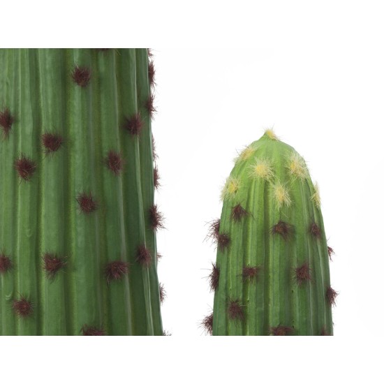 Cactus Messicano Artificiale EUROPALMS 117 cm - Decorazione in Plastica Verde per Esterno