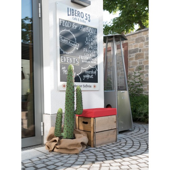 Cactus Messicano Artificiale EUROPALMS 117 cm - Decorazione in Plastica Verde per Esterno