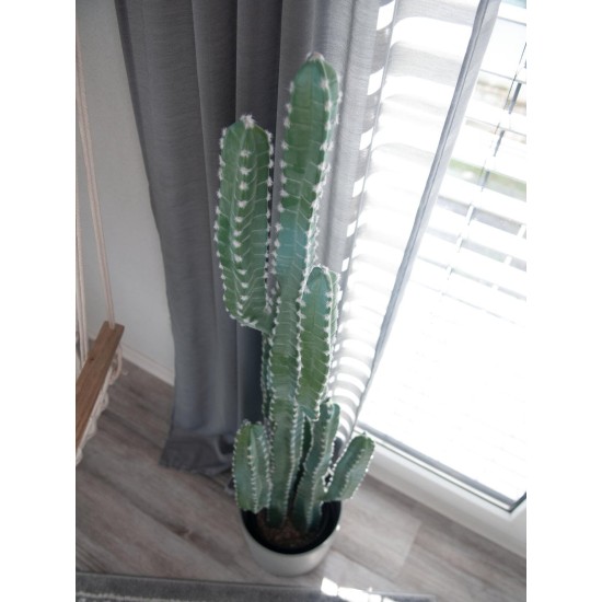 Cactus Artificiale Messicano EUROPALMS 123 cm - Decorazione Verde per Interni ed Esterni