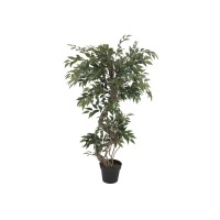 EUROPALMS Ficus Artificiale Multitronco a Spirale - Pianta Decorativa 130 cm