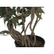 EUROPALMS Ficus Artificiale Multitronco a Spirale - Pianta Decorativa 130 cm
