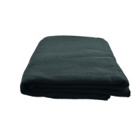 EUROPALMS Tenda da palco nero 300x100 cm in cotone B1 – tessuto ignifugo fonoassorbente 300 g/m² per palco, studio e allestimenti