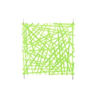 EUROPALMS Divisorio Decorativo Verde 4x - Kit Completo per Interni ed Esterni