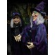 Strega Animata Halloween 175 cm EUROPALMS con Luci, Suoni e Movimento – Alimentazione USB o Batteria