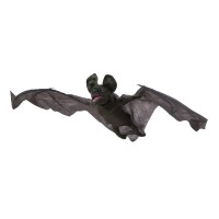 Pipistrello Animato Halloween 90cm con Effetti Luce e Suono - EUROPALMS