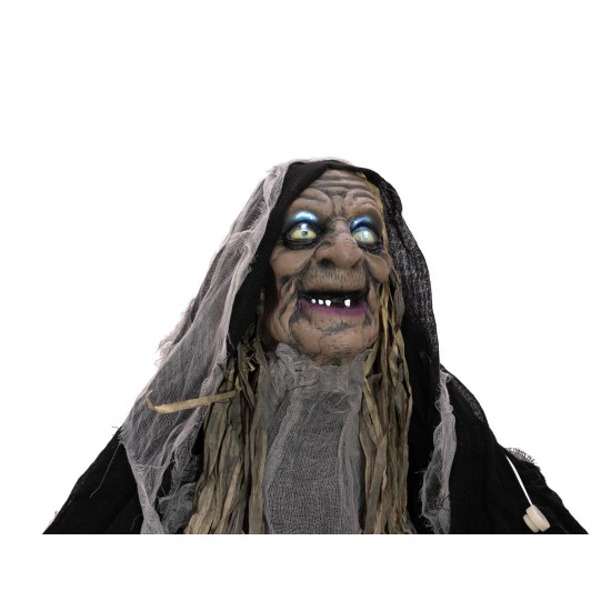 Figura Animata Halloween EUROPALMS Hellxunar con Effetti Luce e Suono