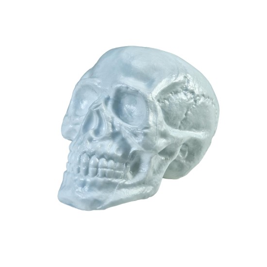 Teschio Halloween Animato EUROPALMS con Effetti Luce e Suono, 31x22x22cm