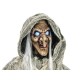 Figura Animata Halloween EUROPALMS: Strega Verde con Effetti Luce e Suono - 145x70x66 cm