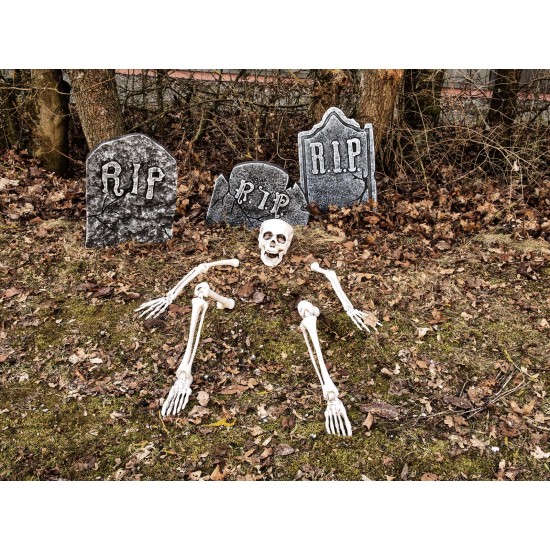 Set di Lapidi Halloween EUROPALMS per Esterni - Decorazioni Festività