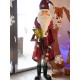 Statua Babbo Natale Metallica 195cm con Movimento - EUROPALMS