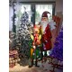 Statua Babbo Natale Metallica 195cm con Movimento - EUROPALMS