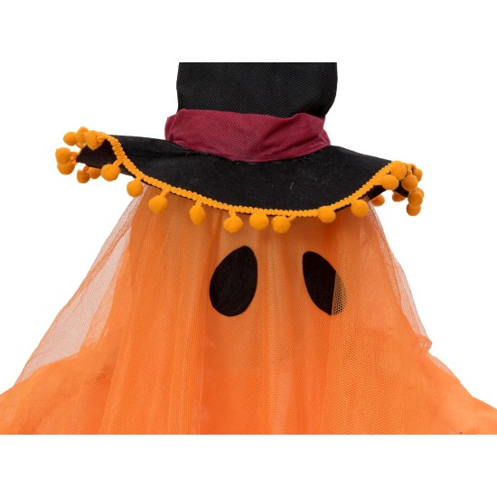 Fantasma di Halloween EUROPALMS con Cappello da Strega, 150cm - Decorazione Luminosa