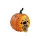 EUROPALMS Zucca Halloween con Maschera Teschio, 26cm - Decorazione Illuminata