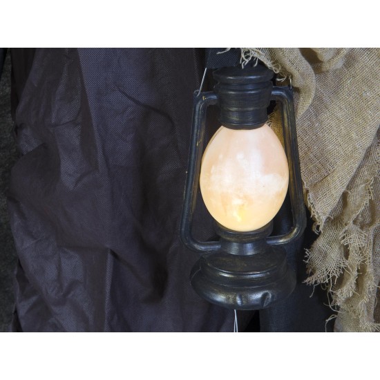 Spaventapasseri Halloween EUROPALMS con Effetti LED e Sonori, 165cm