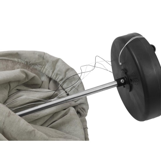 Bambola fantasma danzante Halloween EUROPALMS con luci e suoni, altezza regolabile 46-80 cm