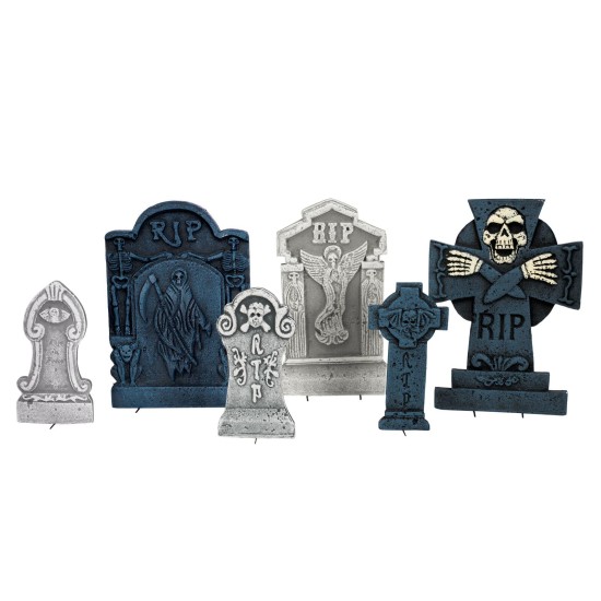 Set di Lapidi Decorative per Halloween - EUROPALMS Cimitero