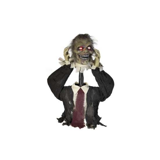 Zombie Halloween Animato Theo con Effetti Luce e Suono - EUROPALMS, 67 cm