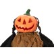 Animazione Halloween EUROPALMS: Figura Testa di Zucca Fluorescente 115 cm con Effetti Sonori