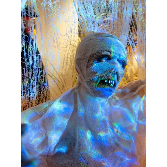 Mummia Groundbreaker Animata EUROPALMS - Effetti Luce e Suono, 40 cm per Halloween