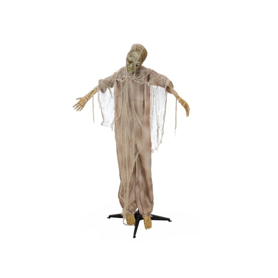 Figura di Halloween Mummia Animata con Effetti Luce e Suono - 160 cm | EUROPALMS