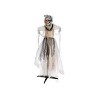EUROPALMS Sposa di Halloween Animata con Effetti Luce e Suono, 170 cm – Decorazione da Brivido