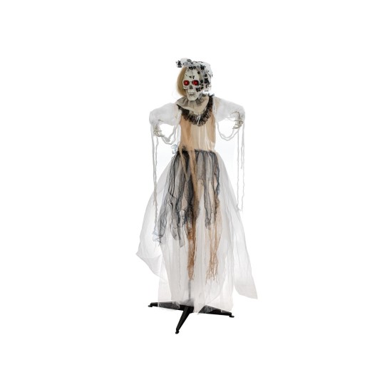 EUROPALMS Sposa di Halloween Animata con Effetti Luce e Suono, 170 cm – Decorazione da Brivido