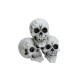 Set di 3 Teschi Halloween EUROPALMS - Decorazione Spaventosa in Plastica