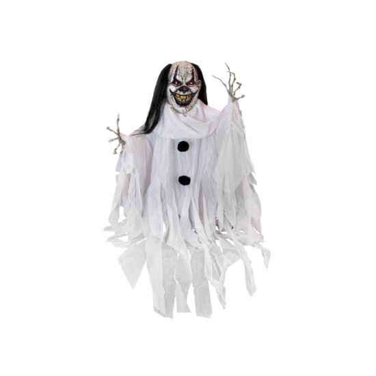 Figura Animata Clown Gildo di EUROPALMS per Halloween, 80cm, Luce e Suoni