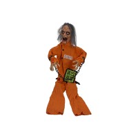Figura Animata Halloween EUROPALMS Sirius Incarcerato con Suoni, Luci e Movimento – 85 cm, a Batterie o USB